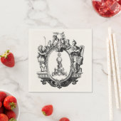 Atlas Vintag Napkin Serviette (Beispiel)