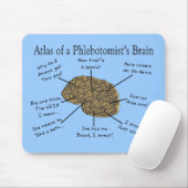 Atlas von eines Phlebotomists Gehirn Mousepad (Mit Mouse)