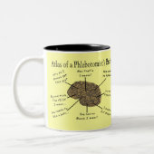 Atlas von eines Phlebotomists Gehirn Zweifarbige Tasse (Links)