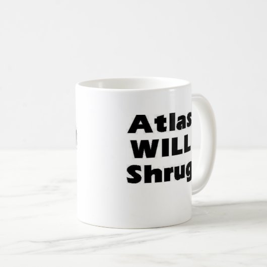 Atlas willshrug kaffeetasse (VorderseiteRechts)