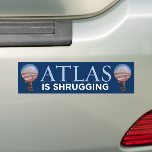 Atlas zuckt Autoaufkleber (Auf Auto)