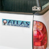 Atlas zuckt Autoaufkleber (Auf Lkw)