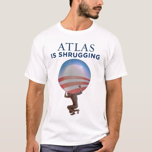 Atlas zuckt T - Shirt (Vorderseite)