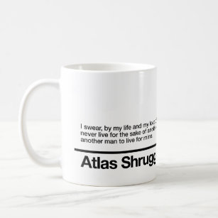 Atlas zuckte Eid Kaffeetasse