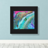 Atlasgebirge in Marokko - Satellit Terra Leinwanddruck (Insitu (Holzboden))