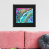 Atlasgebirge in Marokko - Satellit Terra Leinwanddruck (Insitu (Wohnzimmer))