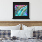 Atlasgebirge in Marokko - Satellit Terra Leinwanddruck (Insitu (Schlafzimmer))