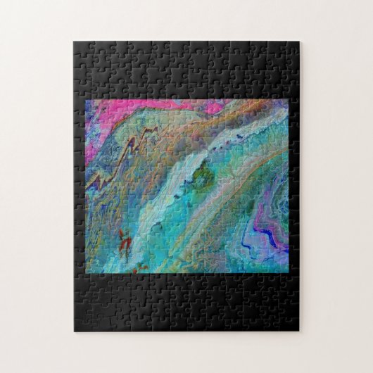 Atlasgebirge in Marokko - Satellit Terra Puzzle (Vertikal)