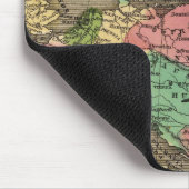 Atlaskarte Europa Hand Mousepad (Ecke)