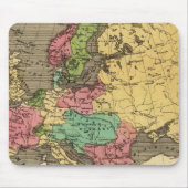 Atlaskarte Europa Hand Mousepad (Vorne)