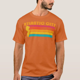 Atlc City New Jersey Vintag beängstigend Souvenir T-Shirt