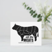 ATM - Beefy Badness Postkarte (Stehend Vorderseite)