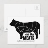 ATM - Beefy Badness Postkarte (Vorne/Hinten)