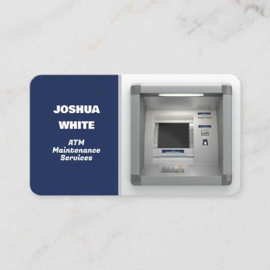 ATM-Dienste Visitenkarte (Vorderseite)