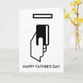 ATM, GLÜCKLICHER VATER KARTE (Gelbe Blume)