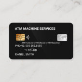 ATM-Kreditkarte Visitenkarte (Vorderseite)
