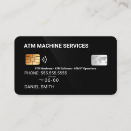 ATM-Kreditkarte Visitenkarte