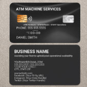 ATM-Kreditkarte Visitenkarte