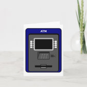 ATM Machine Note Cards Karte (Vorderseite)