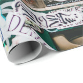 ATM-MASCHINE MIT GRAFFITI GESCHENKPAPIER (Rolleneckpunkt)