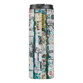 ATM-MASCHINE MIT GRAFFITI THERMOSBECHER (Rückseite)