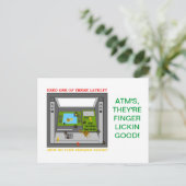 ATM TASTING CLUB POSTKARTE (Stehend Vorderseite)