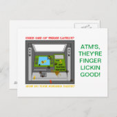 ATM TASTING CLUB POSTKARTE (Vorne/Hinten)