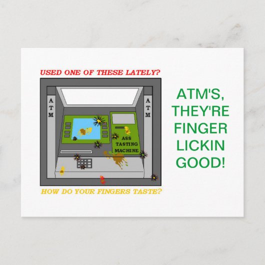 ATM TASTING CLUB POSTKARTE (Vorderseite)