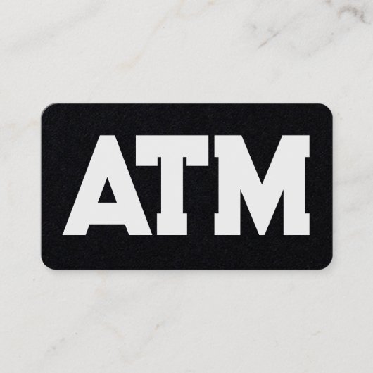 ATM-Techniker QR Visitenkarte (Vorderseite)