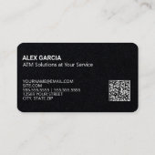 ATM-Techniker QR Visitenkarte (Rückseite)