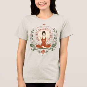 Atme Balance Sei Achtsamkeit Poster Tri-Blend Shirt