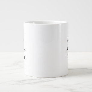 Atme beim Trinken Mindfulness-Kaffeetasse⁠ Jumbo-Tasse