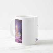 Atme einfach... LotusBudhha-Tasse Kaffeetasse (Vorderseite Links)