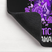 Atme einfach Mukoviszidose-Bewusstsein Mousepad (Ecke)