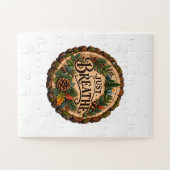 Atme einfach Waldlandschaft-Puzzle Puzzle (Horizontal)