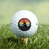 Atme Frieden Aus Stress Yoga Zitat Golfball (Insitu T-Shirt)
