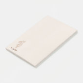 Atme-Minimal-Hasen-Post-it-Notes Post-it Klebezettel (angewinkelt)