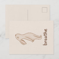 Atme-Minimal-Hasen-Postkarte