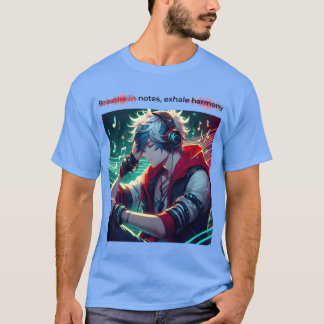 Atme Noten ein, atme Harmonie-Geschenk aus T-Shirt