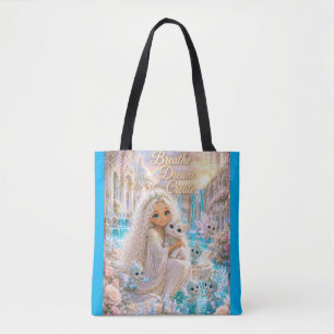 Atme. Träume. Schaffe. Enchanted Realm Tote Bag  Tasche