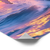 Atme wild, spring frei, berühre den Himmel Poster (Ecke)