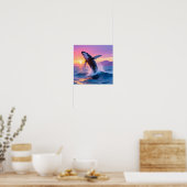 Atme wild, spring frei, berühre den Himmel Poster (Küche)