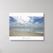 Atmen am Strand: Cardiff, CA Leinwanddruck (Vorderseite)