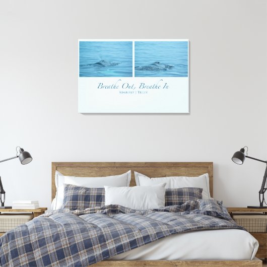 atmen, atmen leinwanddruck (Insitu (Schlafzimmer))