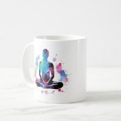 Atmen, Entspannen, Fokus Kaffeetasse (Vorderseite Links)