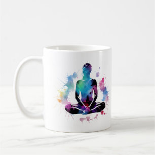 Atmen, Entspannen, Fokus Kaffeetasse