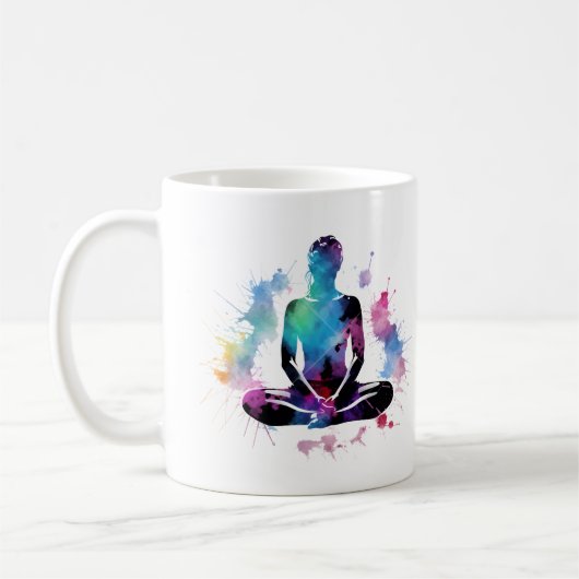 Atmen, Entspannen, Fokus Kaffeetasse (Links)