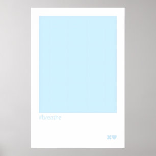 Atmen Feinkunst-Druck abstrakt Pantone moderne Kun Poster