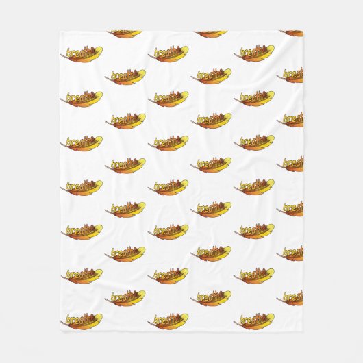 atmen fleecedecke (Vorderseite)