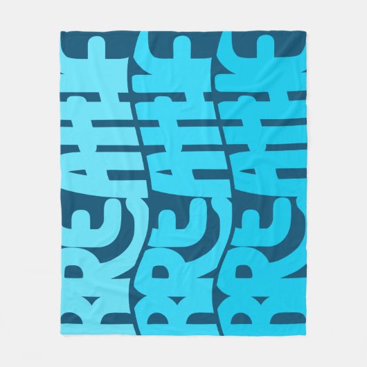 atmen fleecedecke (Vorderseite)